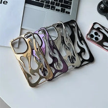 3D Flame Pattern Hollow Slim Phone Case