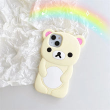 Cute 3D Cartoon Rilakkuma Bear Phone Case
